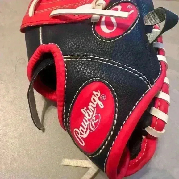 Rawlings Playmaker Series WPL95NS Basket Web Youth T-Ball Glove,9.5 Right Throw - Picture 5 of 8